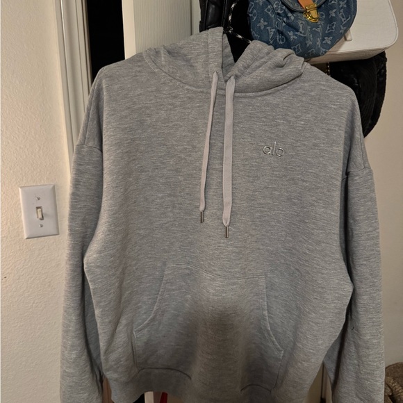 ALO Yoga Gray Hoodie - Picture 2 of 2